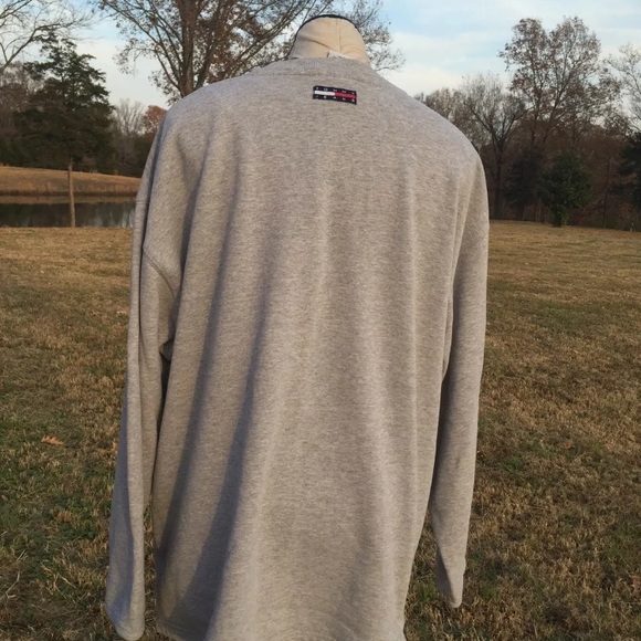 Vintage Tommy Hilfiger Crew Neck Sweatshirt Sz L - Picture 4 of 7